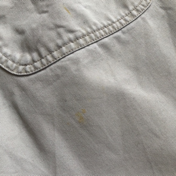 Vintage Ivory Overall Shorts - Picture 6 of 7